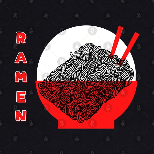 Red Ramen by TJWDraws